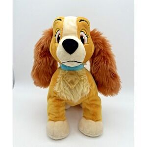 Disney Store Plush Dog "Lady" & the Tramp Cocker Spaniel Stuffed Animal Toy